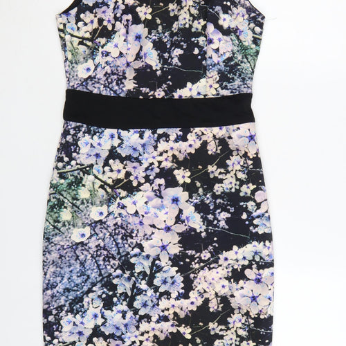 Coast Women’s Multicoloured Floral Bodycon Dress Size 10