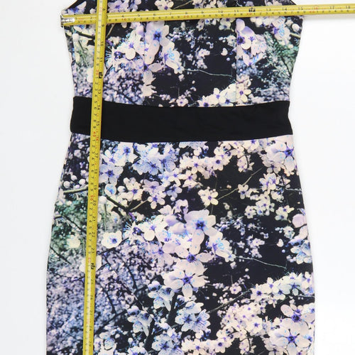 Coast Women’s Multicoloured Floral Bodycon Dress Size 10
