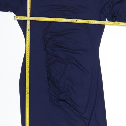 Phase Eight Women Blue Size 16 Bodycon Knee Length Dress