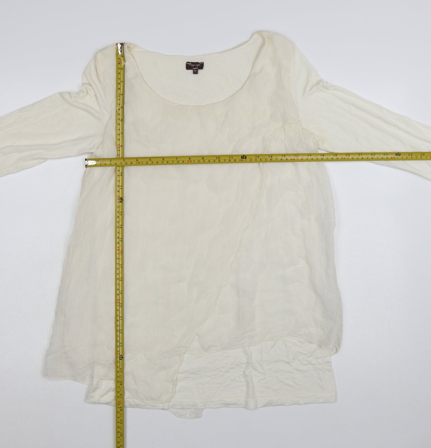 Phase Eight Women’s Ivory Silk Blend Tunic Blouse M