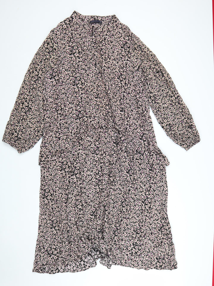 Marks and Spencer Women’s Multicoloured Floral Midi A-Line Dress Size 20