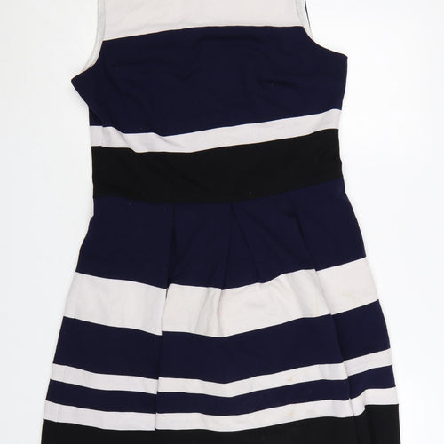 Lauren Ralph Lauren Women’s Multicoloured Knee Length Fit & Flare Dress Size 10