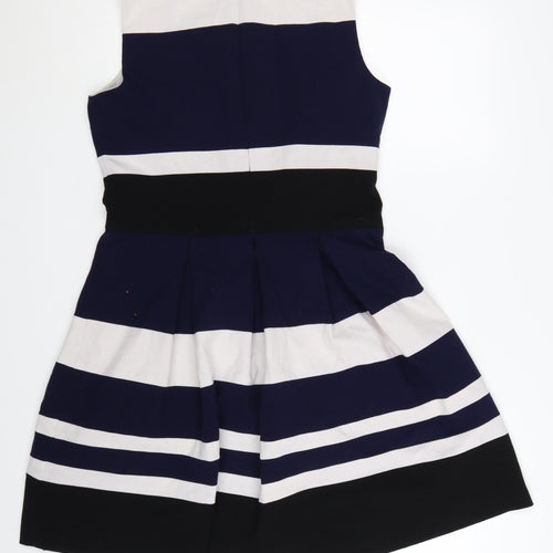 Lauren Ralph Lauren Women’s Multicoloured Knee Length Fit & Flare Dress Size 10