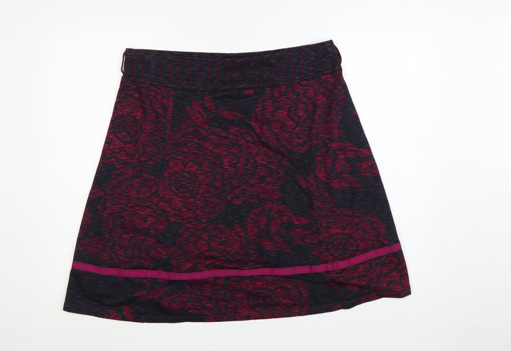 Marks and Spencer Per Una Women’s Pink Floral A-Line Skirt Size 16