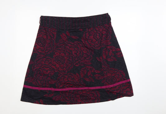 Marks and Spencer Per Una Women’s Pink Floral A-Line Skirt Size 16