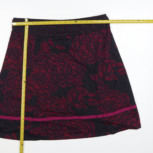 Marks and Spencer Per Una Women’s Pink Floral A-Line Skirt Size 16
