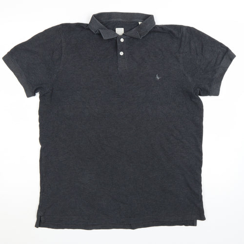 Jack Wills Men's Black XL Polo Shirt Classic Cotton Short Sleeve