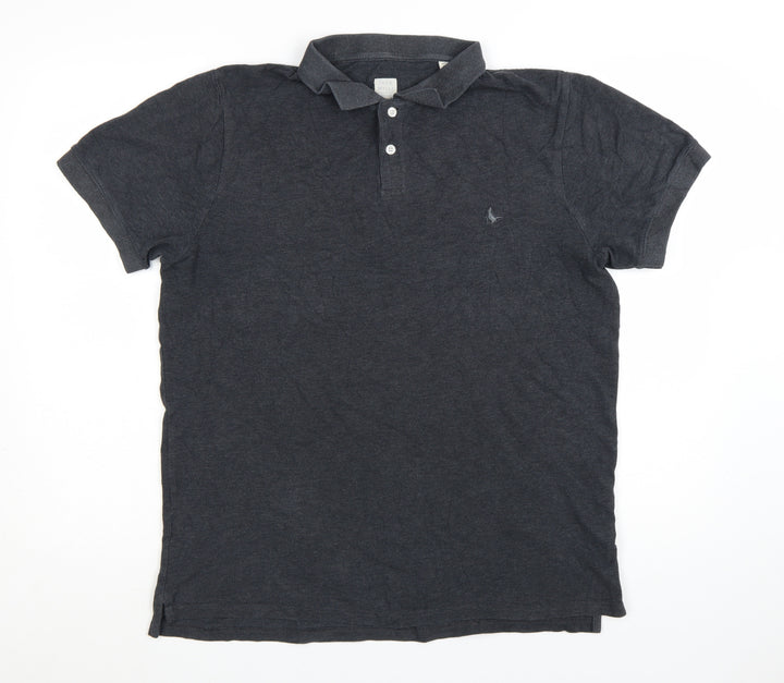 Jack Wills Men's Black XL Polo Shirt Classic Cotton Short Sleeve