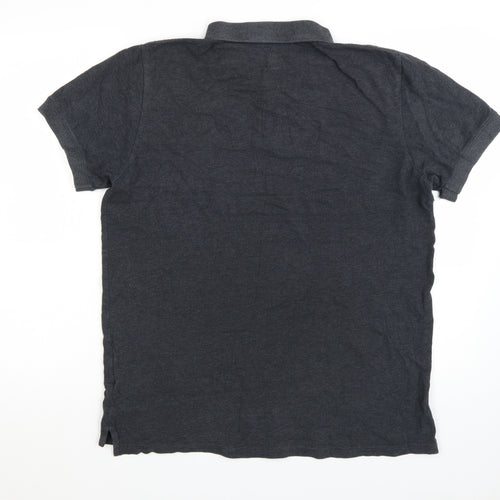 Jack Wills Men's Black XL Polo Shirt Classic Cotton Short Sleeve