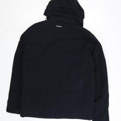 Northfinder Men's Black Softshell Hooded Winter Parka Jacket M