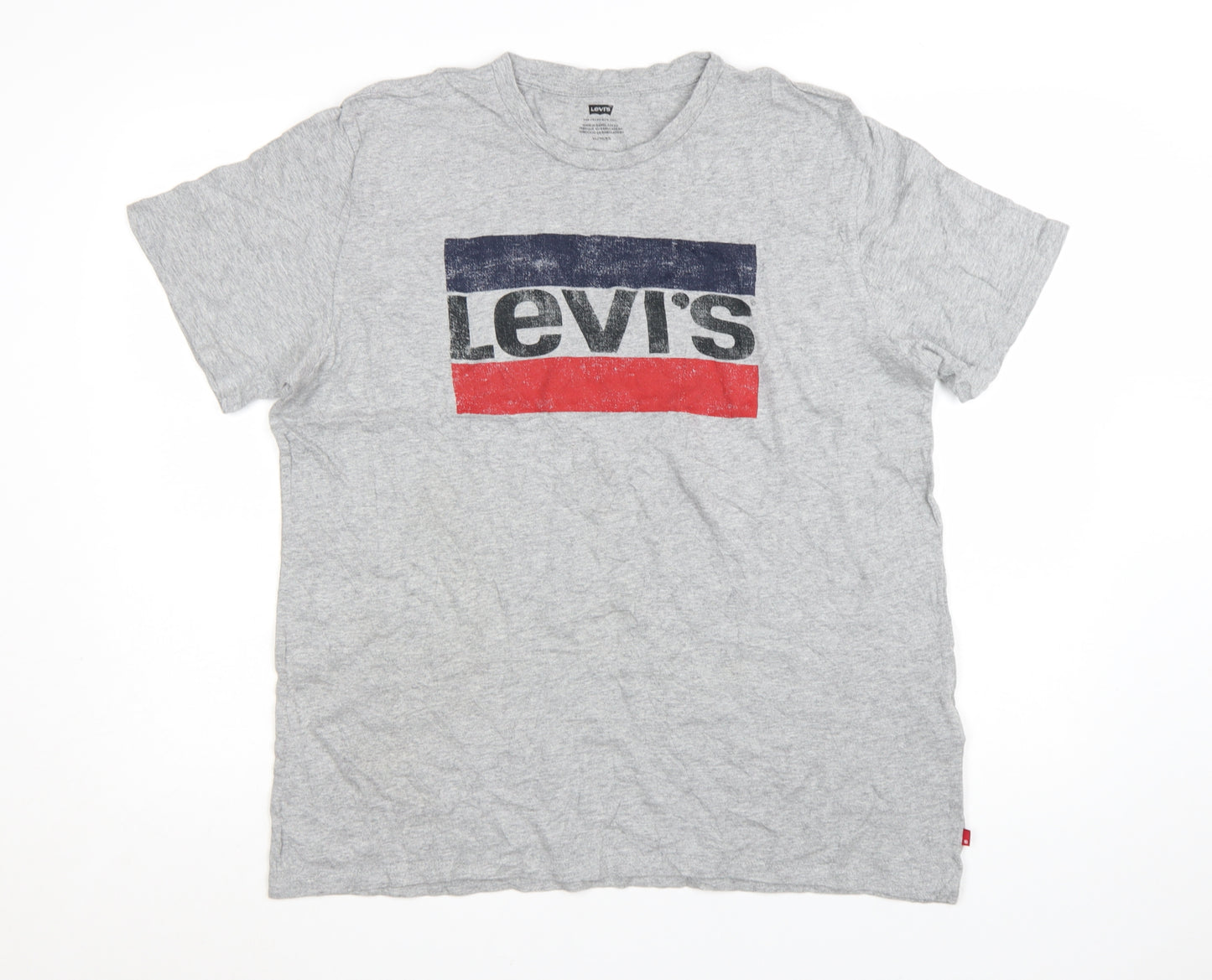 Levi's Mens Grey XL Logo Graphic Crew Neck T-Shirt