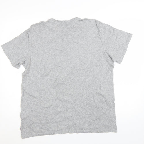 Levi's Mens Grey XL Logo Graphic Crew Neck T-Shirt