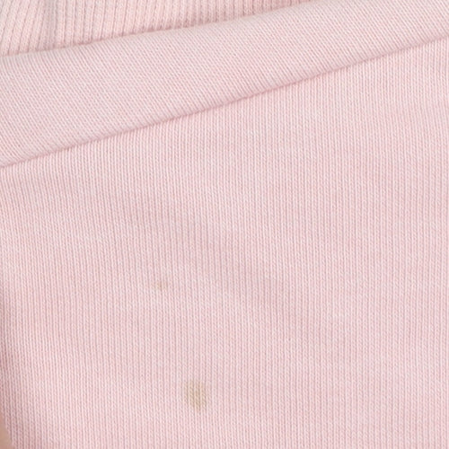Topshop Petite Pink Long Sleeve Pullover Sweatshirt UK 10