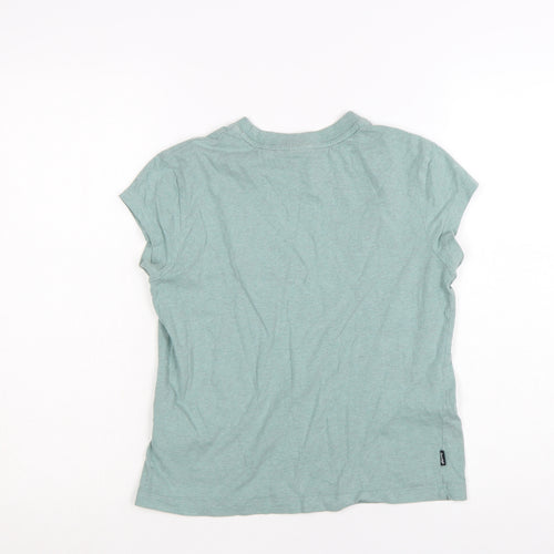 Superdry Womens Green Basic Jersey Cotton T-Shirt Size 10