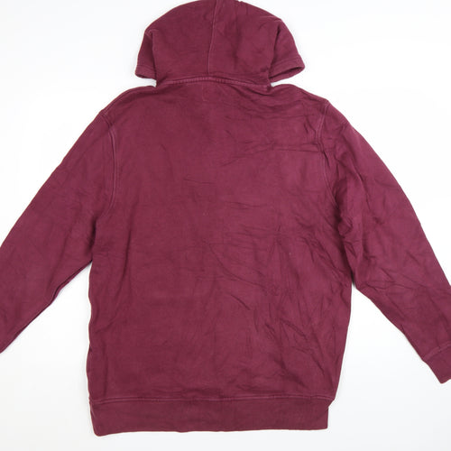 Levi's Men's Red XL Pullover Hoodie with Logo Graphic