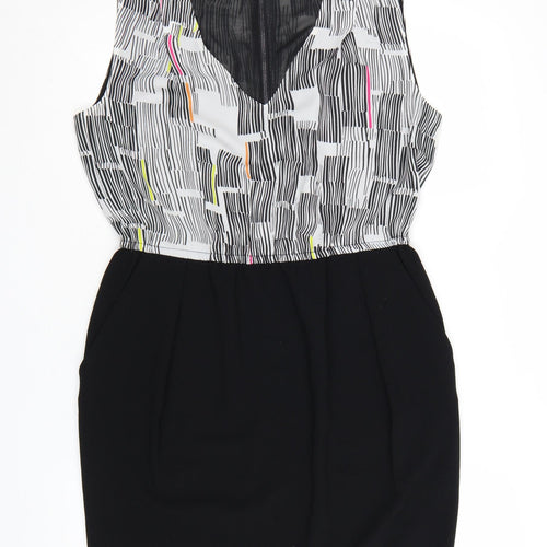 John Lewis Women’s Multicoloured Size 12 Sleeveless Sheath Dress