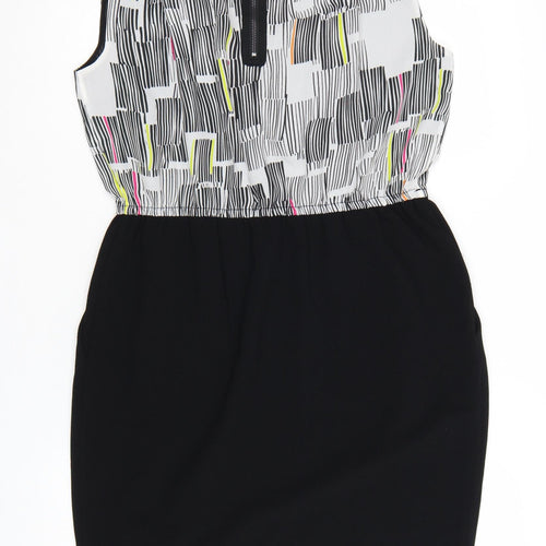 John Lewis Women’s Multicoloured Size 12 Sleeveless Sheath Dress