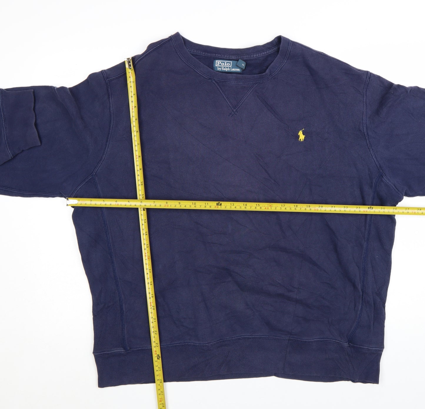 Polo Ralph Lauren Men's Blue XL Crew Neck Cotton Pullover Sweatshirt