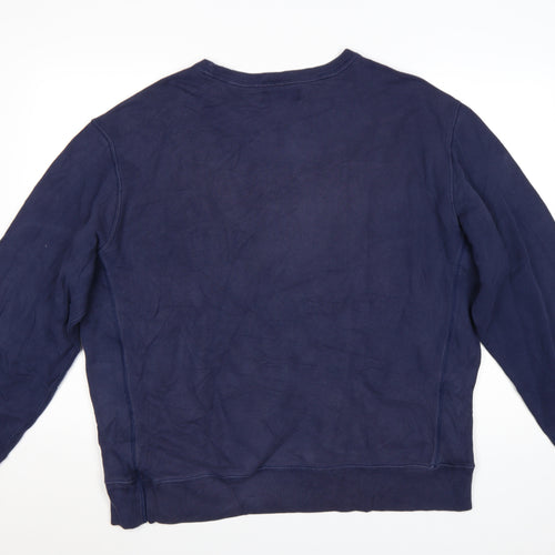 Polo Ralph Lauren Men's Blue XL Crew Neck Cotton Pullover Sweatshirt