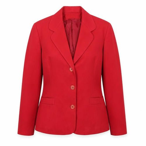 Dorothy Perkins Women's Red Blazer UK 14 Single-Breasted Classic Fit