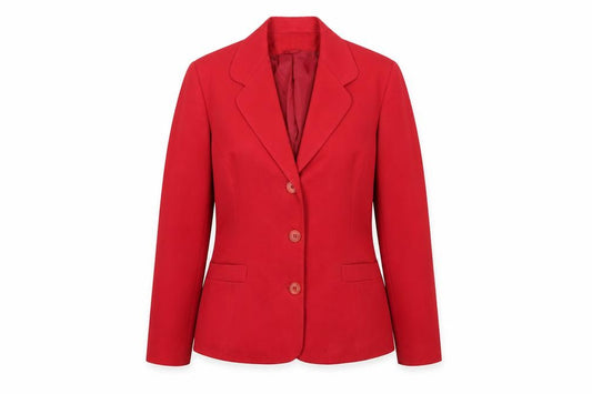 Dorothy Perkins Women's Red Blazer UK 14 Single-Breasted Classic Fit