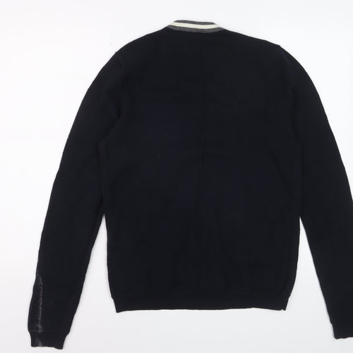 Rag & Bone Men's Black Knit Crew Neck Pullover Jumper Size L