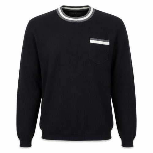 Rag & Bone Men's Black Knit Crew Neck Pullover Jumper Size L
