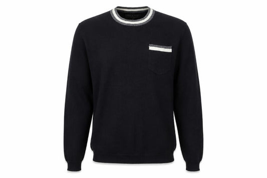 Rag & Bone Men's Black Knit Crew Neck Pullover Jumper Size L