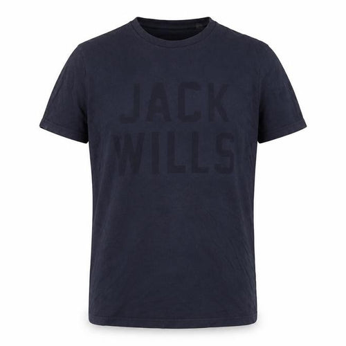 Jack Wills Men's Blue Cotton Crew Neck Short Sleeve T-Shirt M