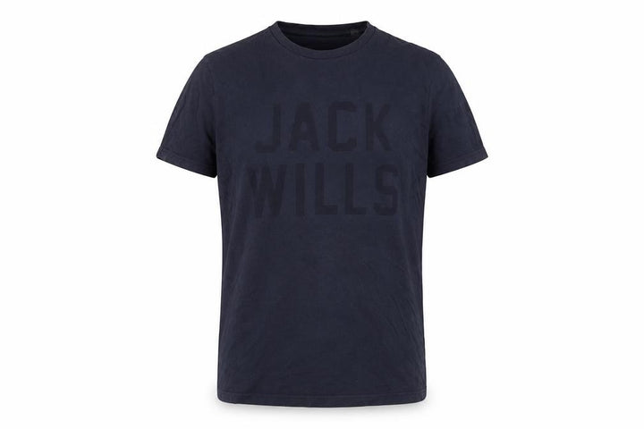 Jack Wills Men's Blue Cotton Crew Neck Short Sleeve T-Shirt M