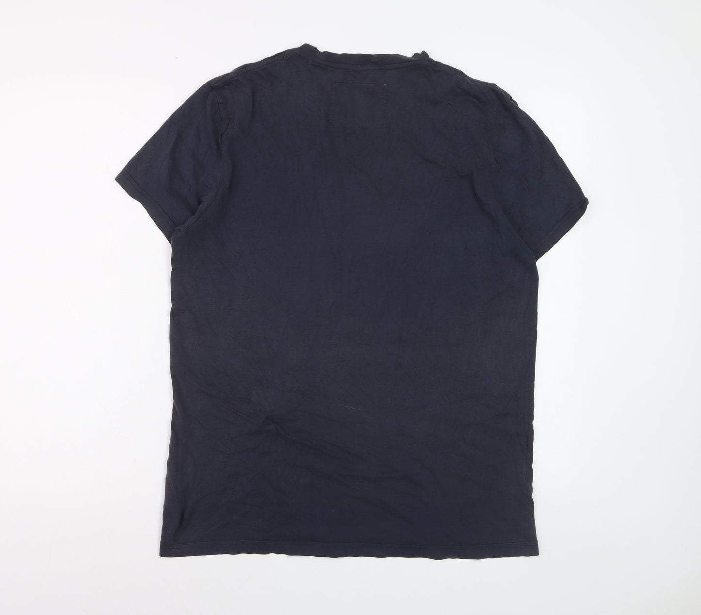 Jack Wills Men's Blue Cotton Crew Neck Short Sleeve T-Shirt M