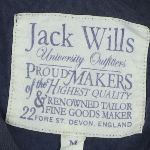 Jack Wills Men's Blue Cotton Crew Neck Short Sleeve T-Shirt M