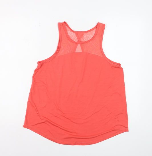 Crane Women’s Pink Racerback Tank Top Size 12-14 Lightweight Activewear