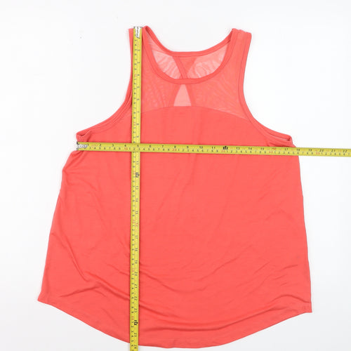 Crane Women’s Pink Racerback Tank Top Size 12-14 Lightweight Activewear