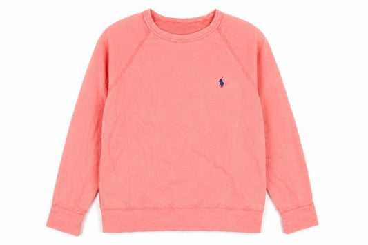 Polo Ralph Lauren Men's Pink Cotton Crew Neck Sweatshirt Size S