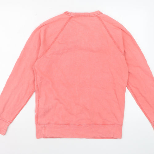 Polo Ralph Lauren Men's Pink Cotton Crew Neck Sweatshirt Size S