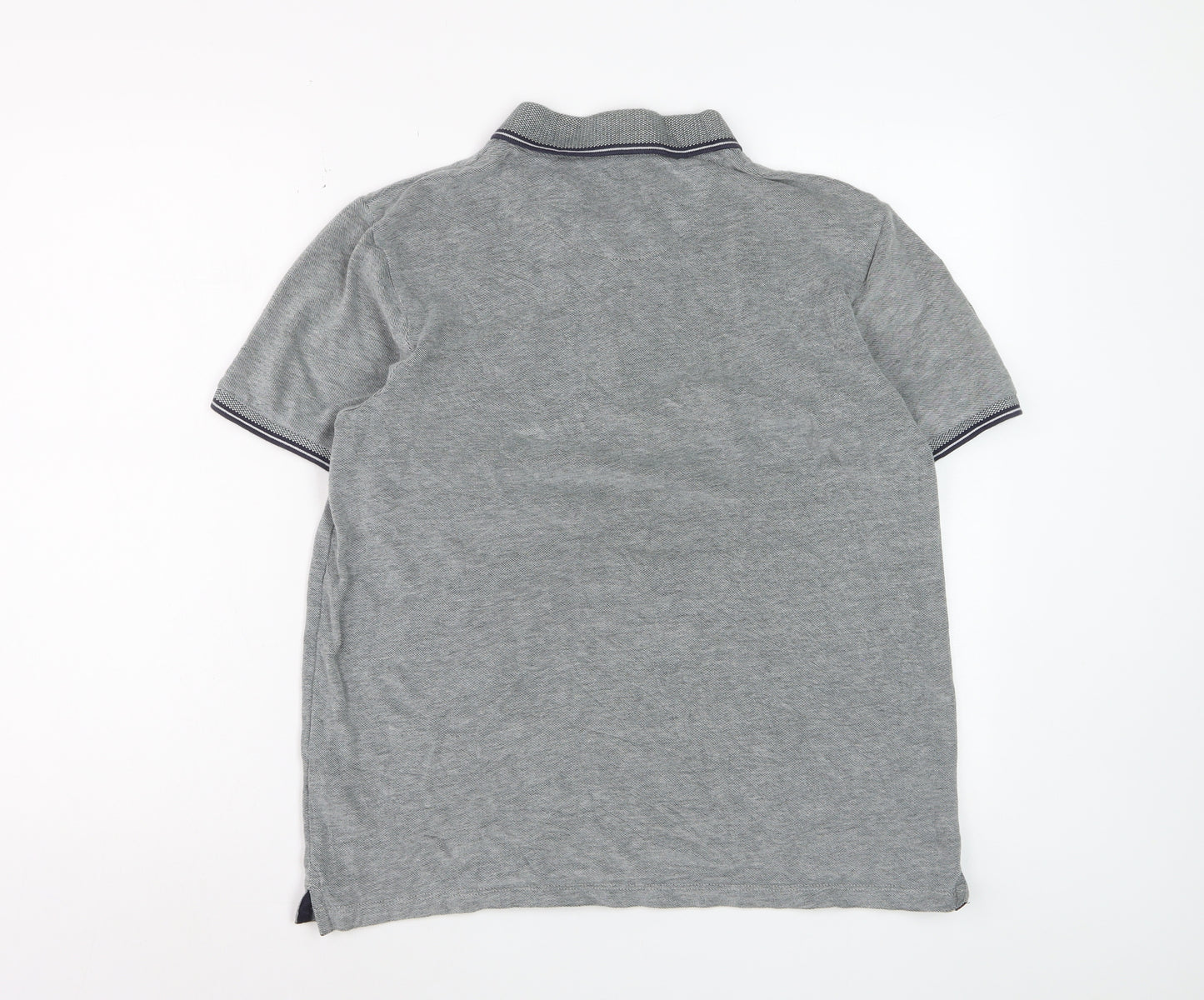 Burton Menswear London Grey Regular Fit Polo Shirt Size L