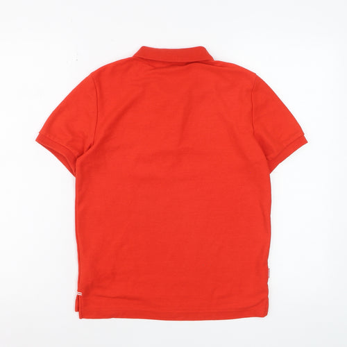 Slazenger Boys Red Polo Shirt 11-12 Years Classic Short Sleeve Sportswear