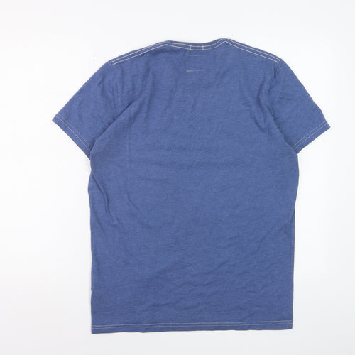 Abercrombie & Fitch Men's Blue Graphic Muscle Fit T-Shirt Size M