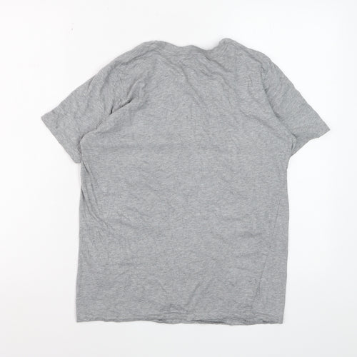 Nike Boys Grey XL Sports Graphic Cotton T-Shirt