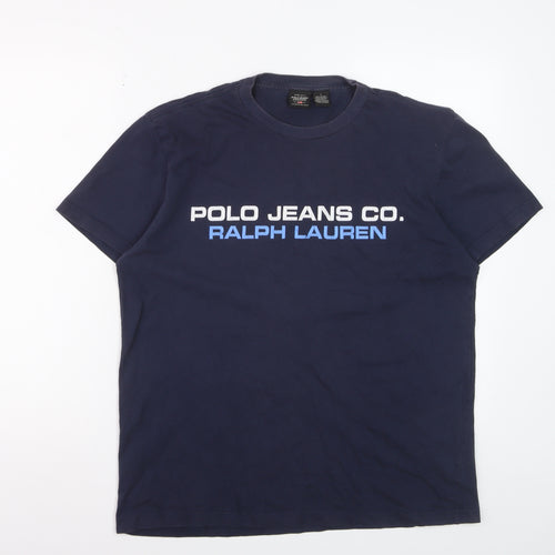 Ralph Lauren Polo Jeans Co. Men's Blue L Crew Neck T-Shirt