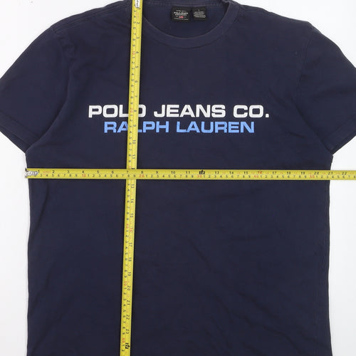 Ralph Lauren Polo Jeans Co. Men's Blue L Crew Neck T-Shirt