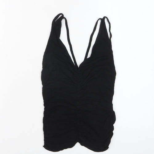 Soya Paris Women's Black Spaghetti Strap Camisole Tank Top S