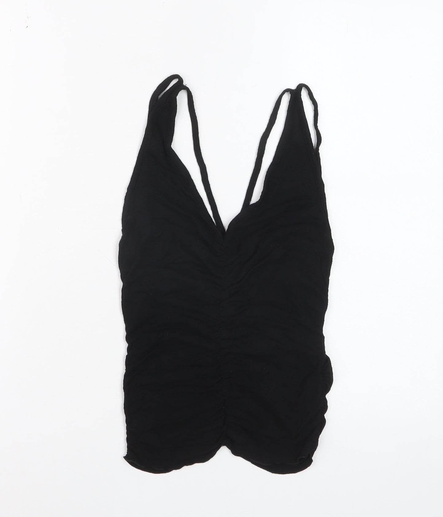 Soya Paris Women's Black Spaghetti Strap Camisole Tank Top S