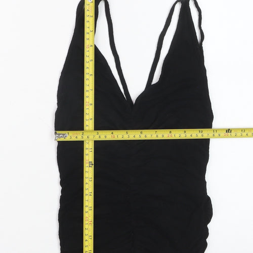 Soya Paris Women's Black Spaghetti Strap Camisole Tank Top S