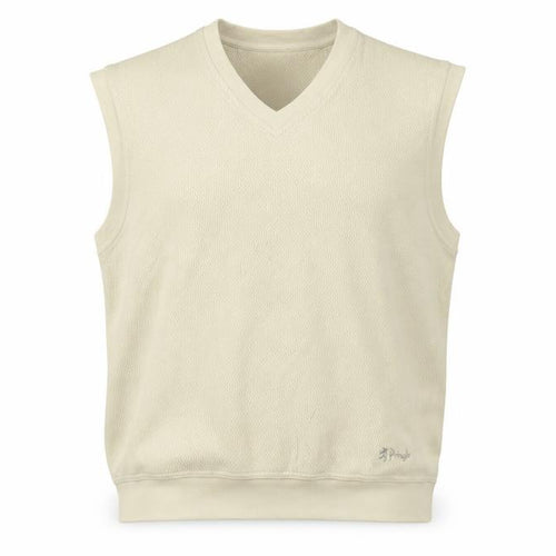Pringle Men’s Beige V-Neck Sleeveless Cotton Vest Sweatshirt Size M