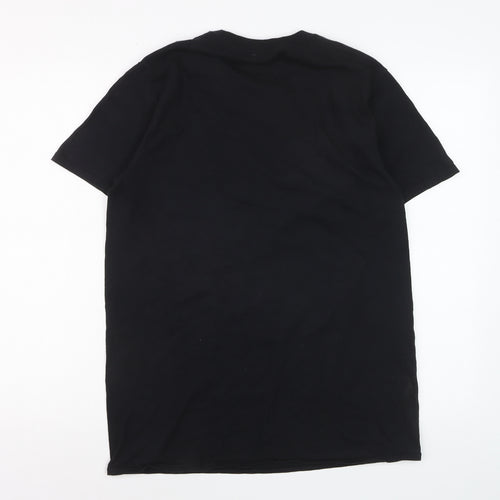 Dark Effects Mens Black Medium Graphic Rock T-Shirt