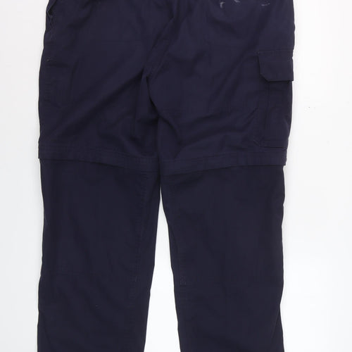Craghoppers Men's Blue Convertible Cargo Trousers Size L 36 in