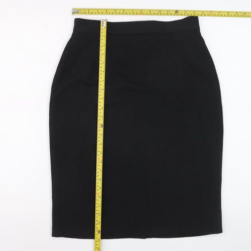 Opera by Richards Women's Black Size 14 Pencil Skirt