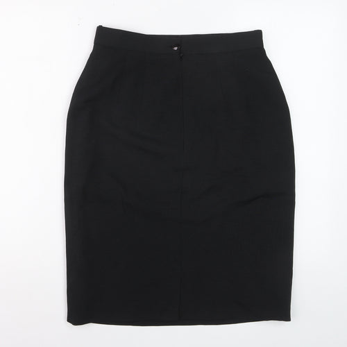 Opera by Richards Women's Black Size 14 Pencil Skirt